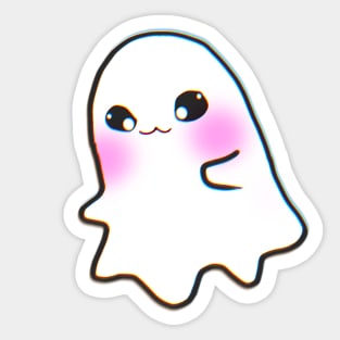 Cute Kawaii Spooky Halloween Ghost Sticker